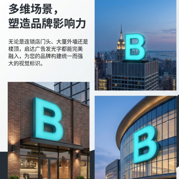全国连锁酒店标识牌招牌源头质量厂家-21年深耕-全场景适配更省心就找启达广告