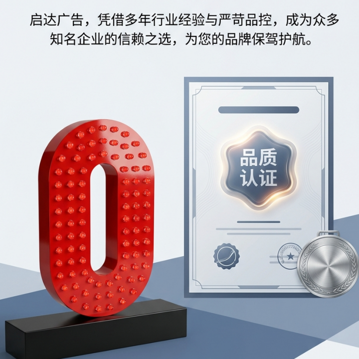 广州标识工厂还是启达广告，全国标识工厂TOP